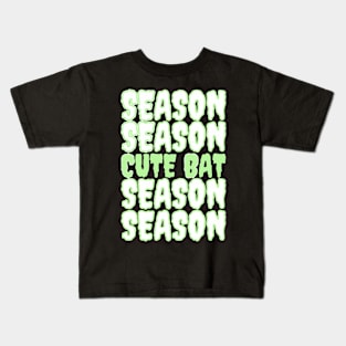 Cute Bat Season Kids T-Shirt